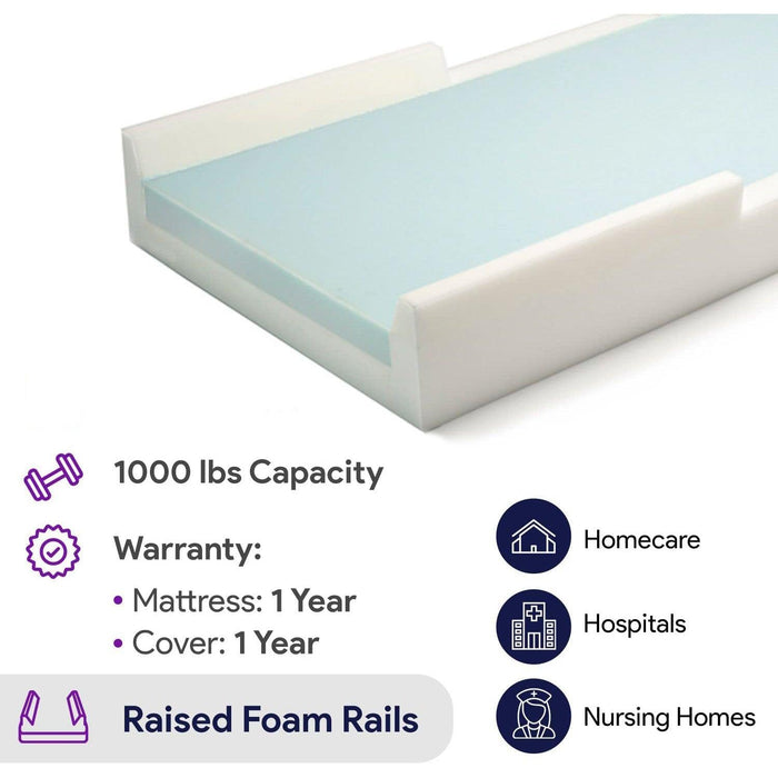 ProHeal Bariatric Foam Hospital Bed For Bed Sore Prevention - Shop Home Med