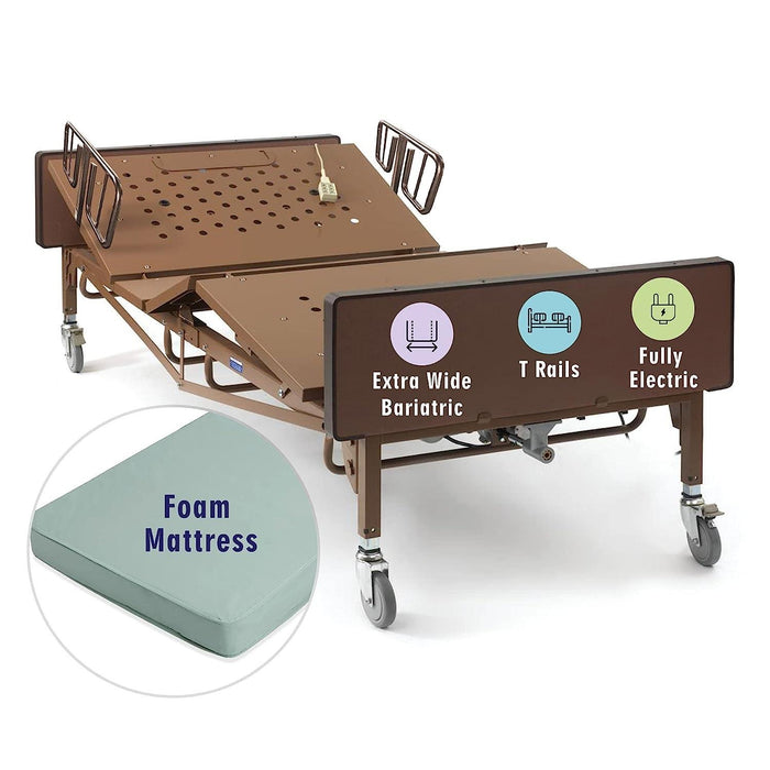 MedaCure Bariatric Electric Hospital Bed 600lb Capacity