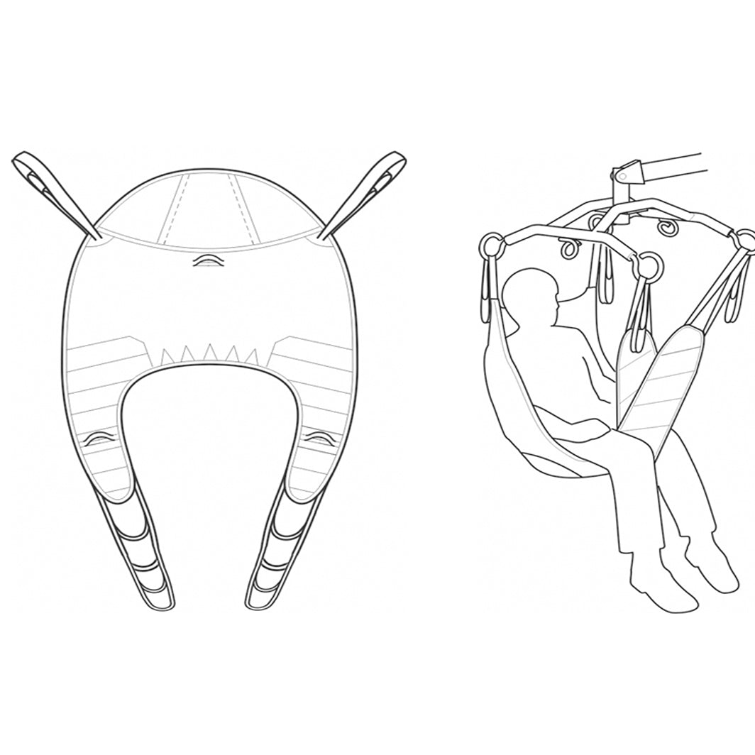 Joerns Hoyer Bariatric Full Back Patient Sling