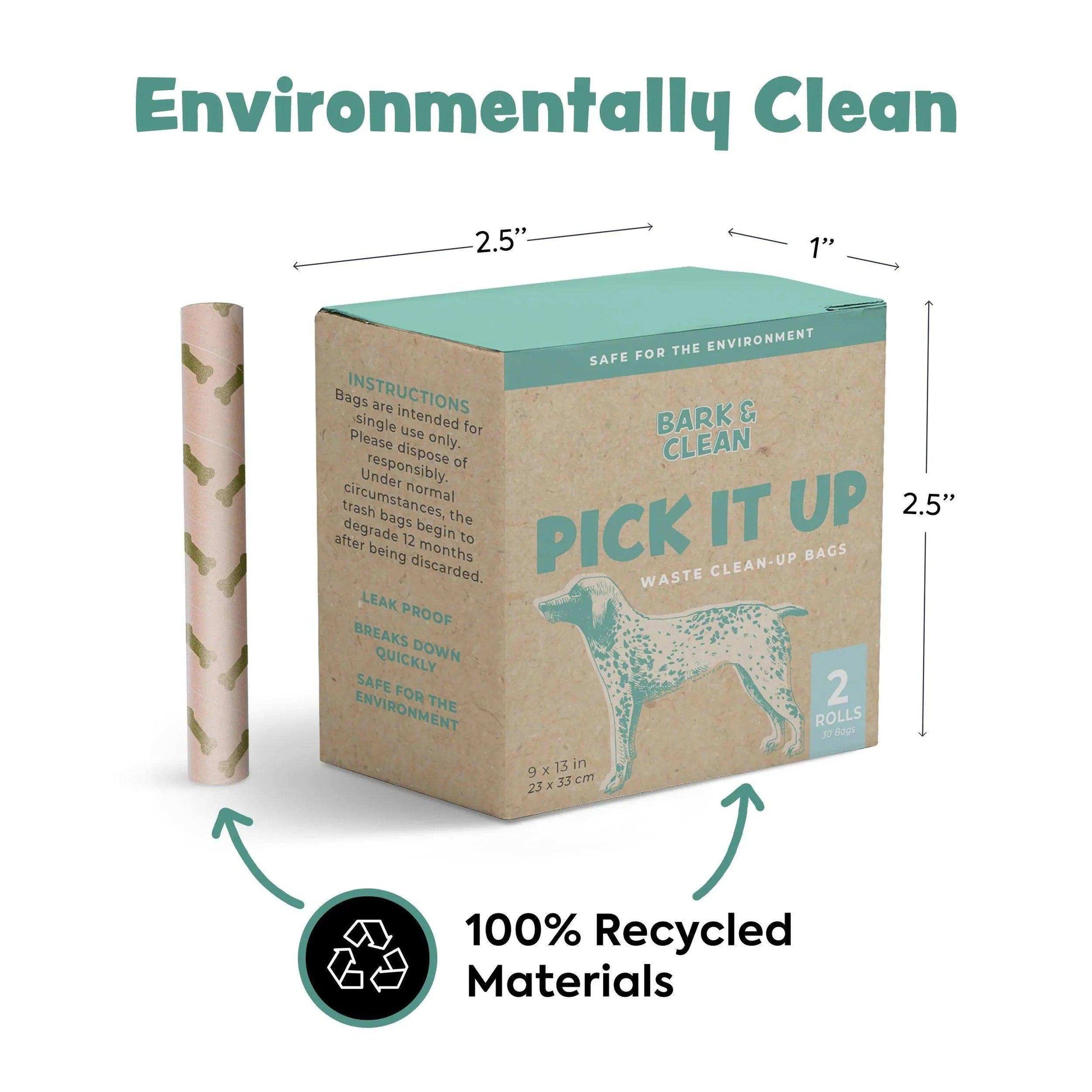 Bark & Clean Biodegradable Dog Poop Bags - Shop Home Med