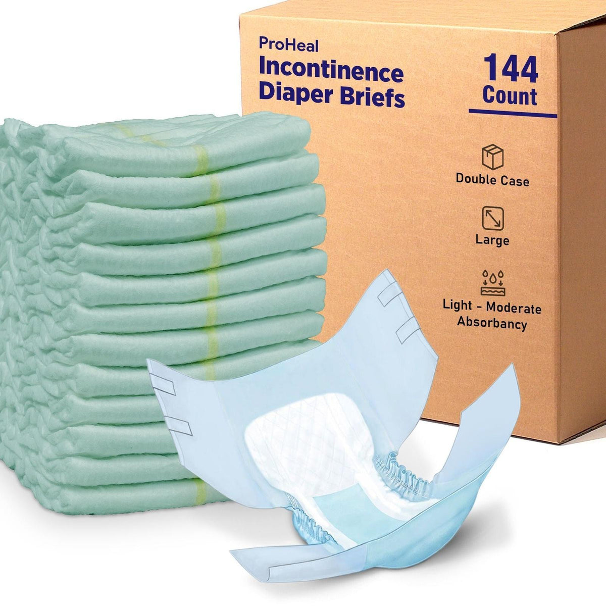  Prevail Incontinence Briefs, Small 16-Count : Health & Household