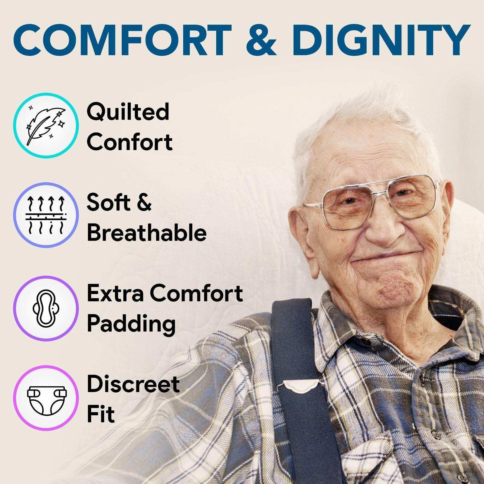 Basic Quilted Adult Briefs with Tabs - Shop Home Med