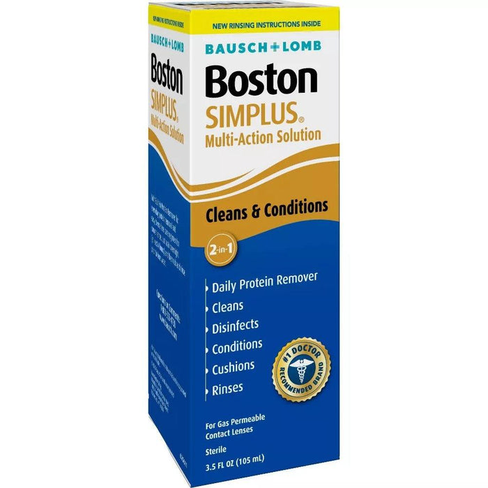 Bausch & Lomb Boston Simplus Multipurpose Contact Lens Solution - 3.5 fl oz - Shop Home Med