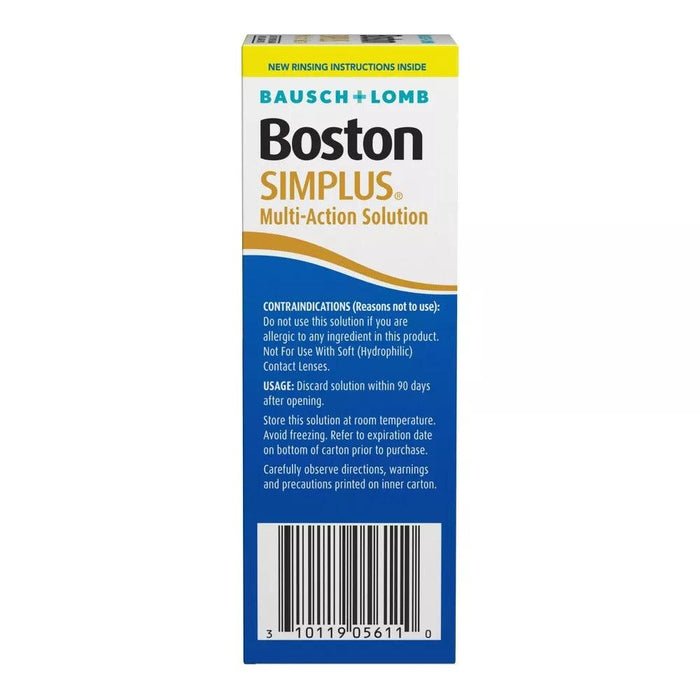 Bausch & Lomb Boston Simplus Multipurpose Contact Lens Solution - 3.5 fl oz - Shop Home Med