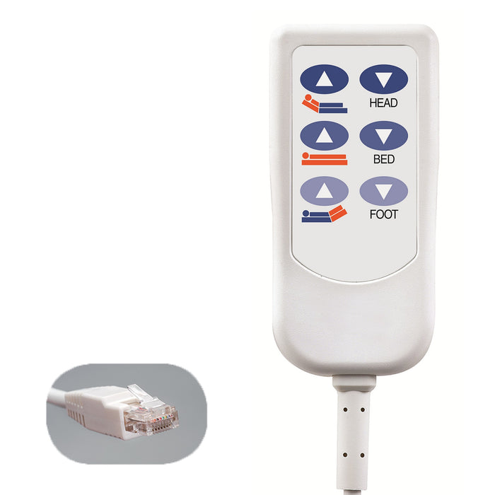 Hd2 Bed Control For Joerns 8-Pin Rj45 6 Button shophomemed
