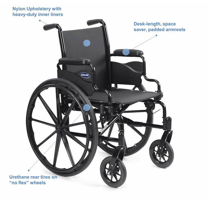 Invacare 9000 SL Manual Wheelchair with Desk Arms