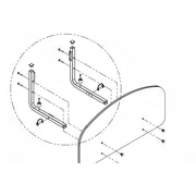 Kit, sección de cabecera, montaje en panel, 80 pulgadas