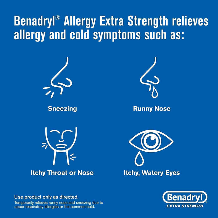 Benadryl Extra Strength Allergy Tablet, 24 ct. - Shop Home Med