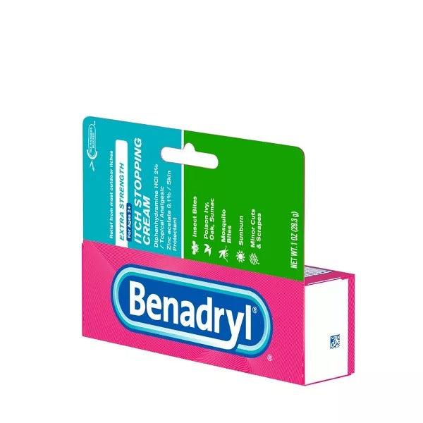 Benadryl Extra Strength Itch Stopping Cream for Itchy Skin and Rash Relief - 1 oz - Shop Home Med