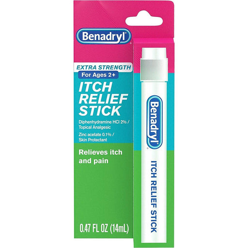 Benadryl Itch Relief Stick Travel Size 0.47 fl. oz - Shop Home Med