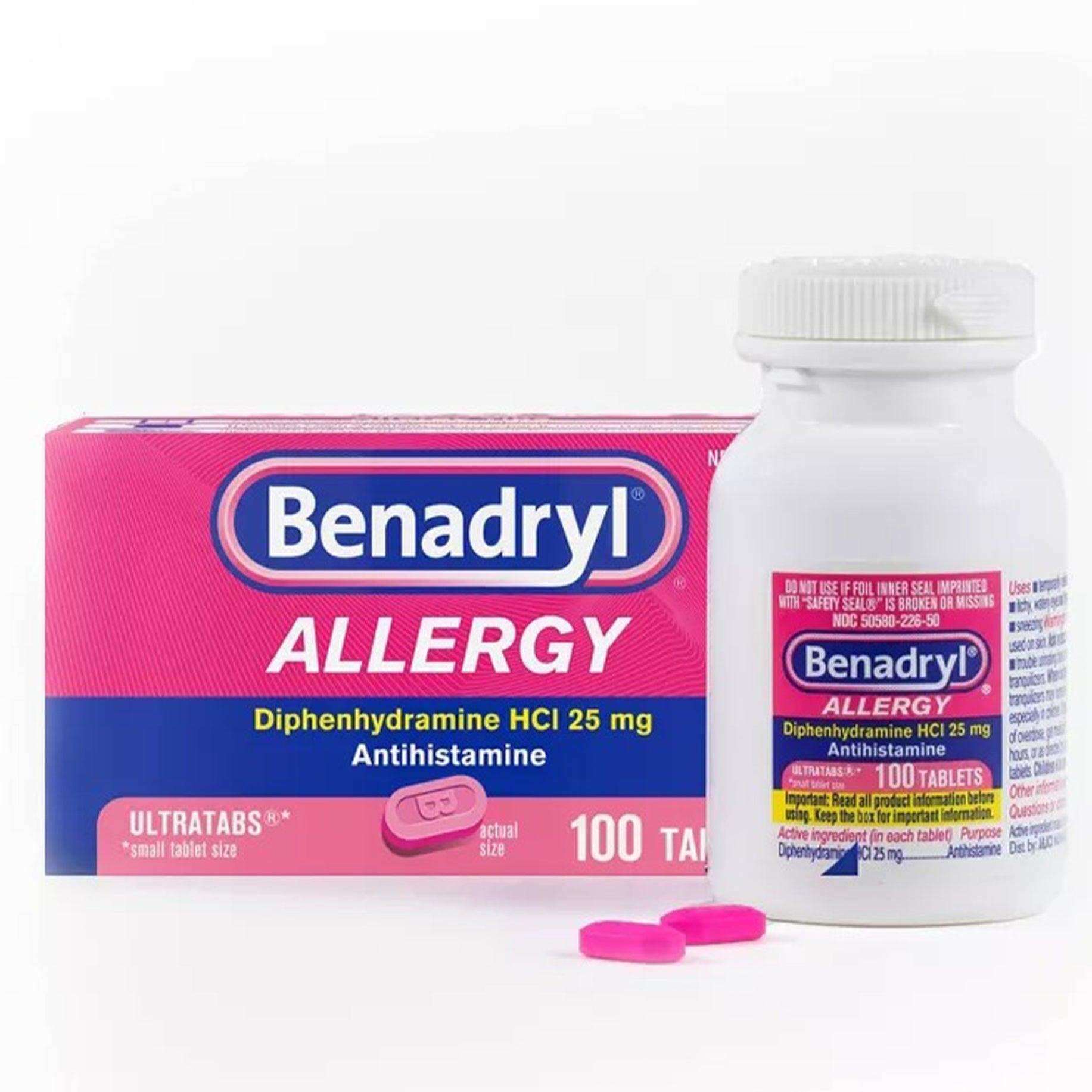 Benadryl Ultra Allergy Relief Tablets - 100 ct. - Shop Home Med