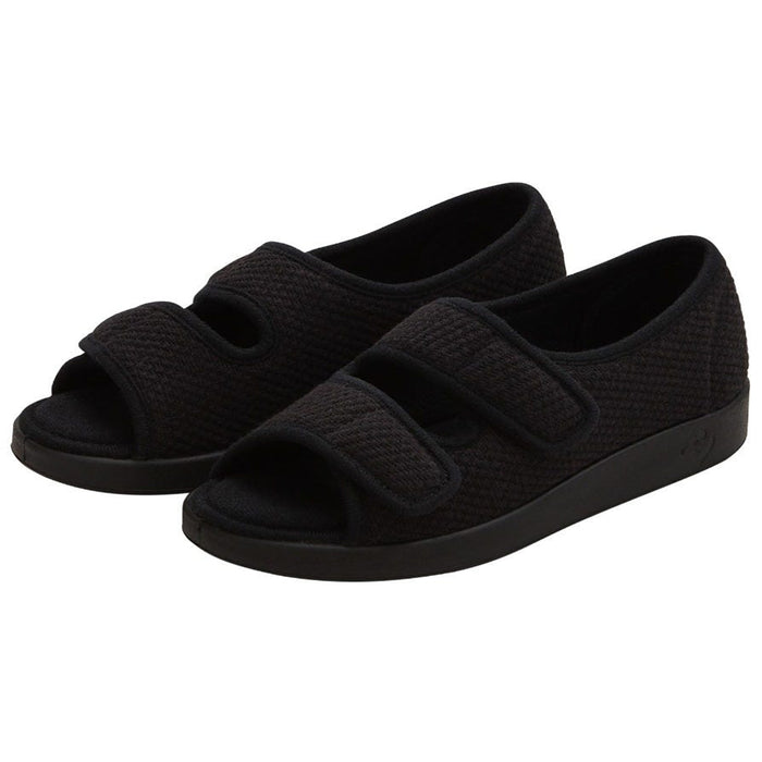 Silverts Women's Easy Closure Extra-Wide Diabetic Sandal for Indoors & Outdoors