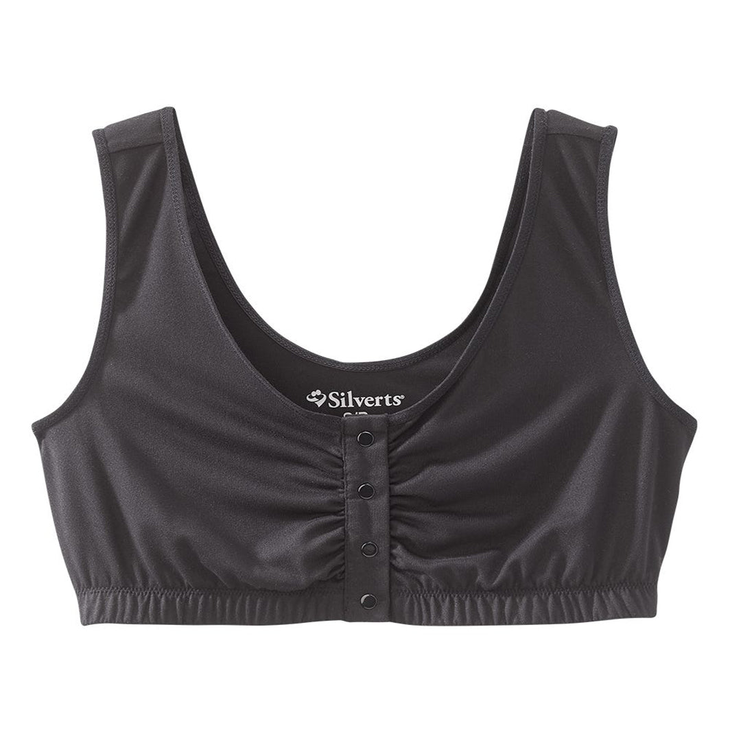 Silverts Women's Adaptive Front Closure Underwire Free Bra