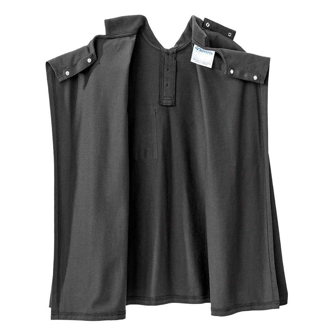 Silverts Men's Adaptive Open Back Polo Shirt with Long Sleeves