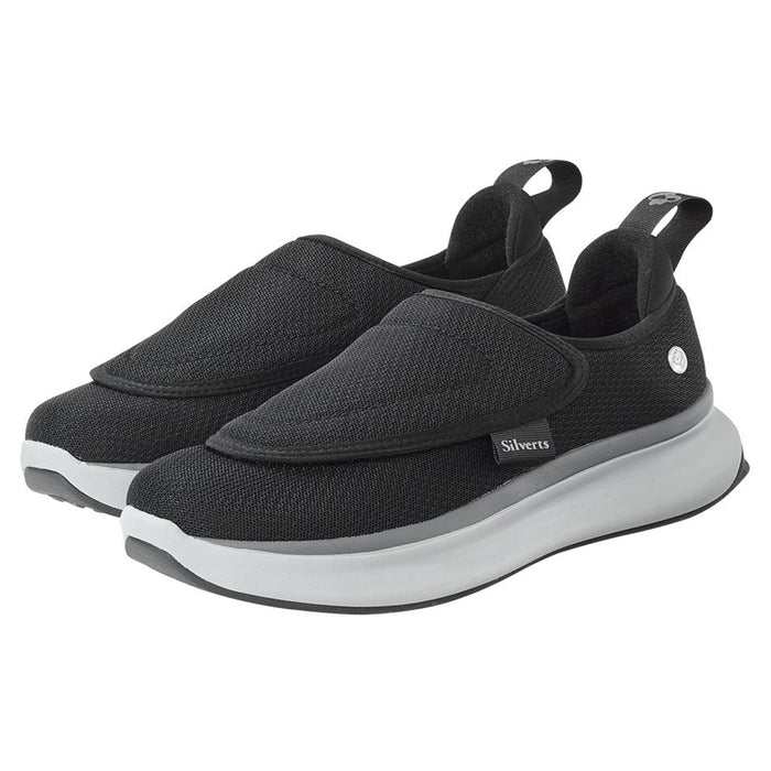 Zapatos para diabéticos Silverts, ajustables, extra anchos y cómodos para mujer con cierres fáciles