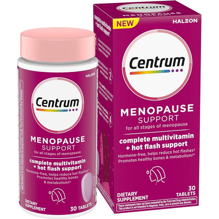 Centrum Menopause & Hot Flash Support Multivitamin - 30 Ct