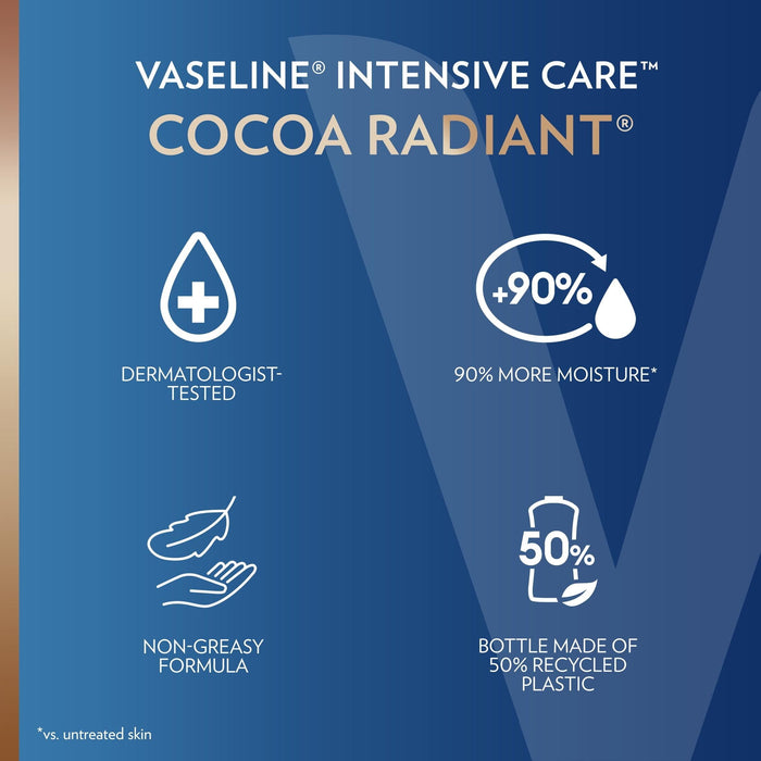 Vaseline Intensive Care Moisturizing Body Lotion Cocoa Radiant