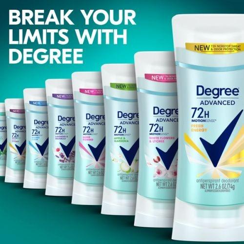 Degree Advanced Fresh Energy Antiperspirant Deodorant Stick - Women