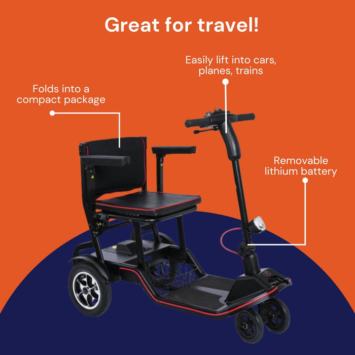 Feather Lightweight Electric Mobility Travel Scooter World's Most Lightweight ONLY 37 lbs.