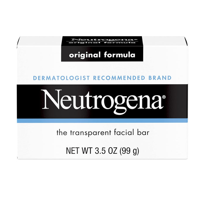 Neutrogena Original Amber Facial Cleansing Bar With Glycerin - 3.5 oz - Shop Home Med