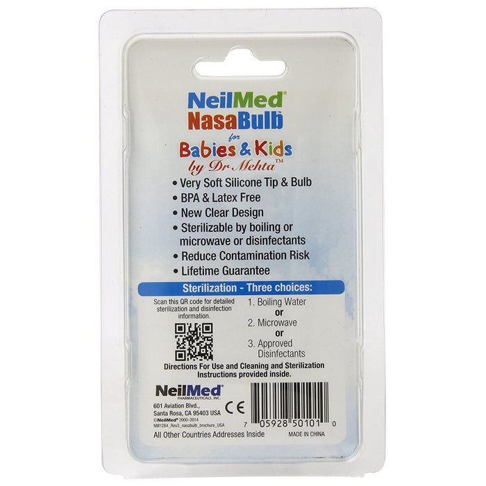 NeilMed NasaBulb Babies & Kids Nose Aspirator