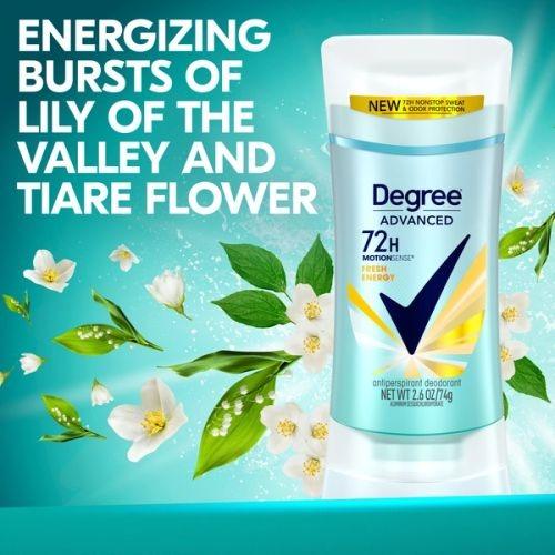 Degree Advanced Fresh Energy Antiperspirant Deodorant Stick - Women