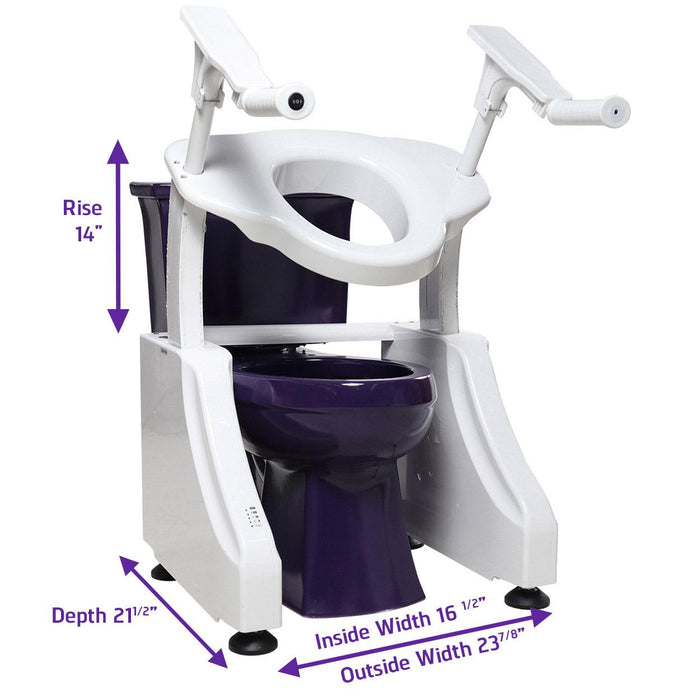 Dignity Lifts Deluxe Toilet Lift - Shop Home Med