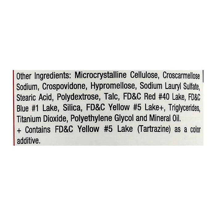 Tabletas de suplemento dietético de sulfato ferroso de hierro de Leader, 65 mg, 200 unidades