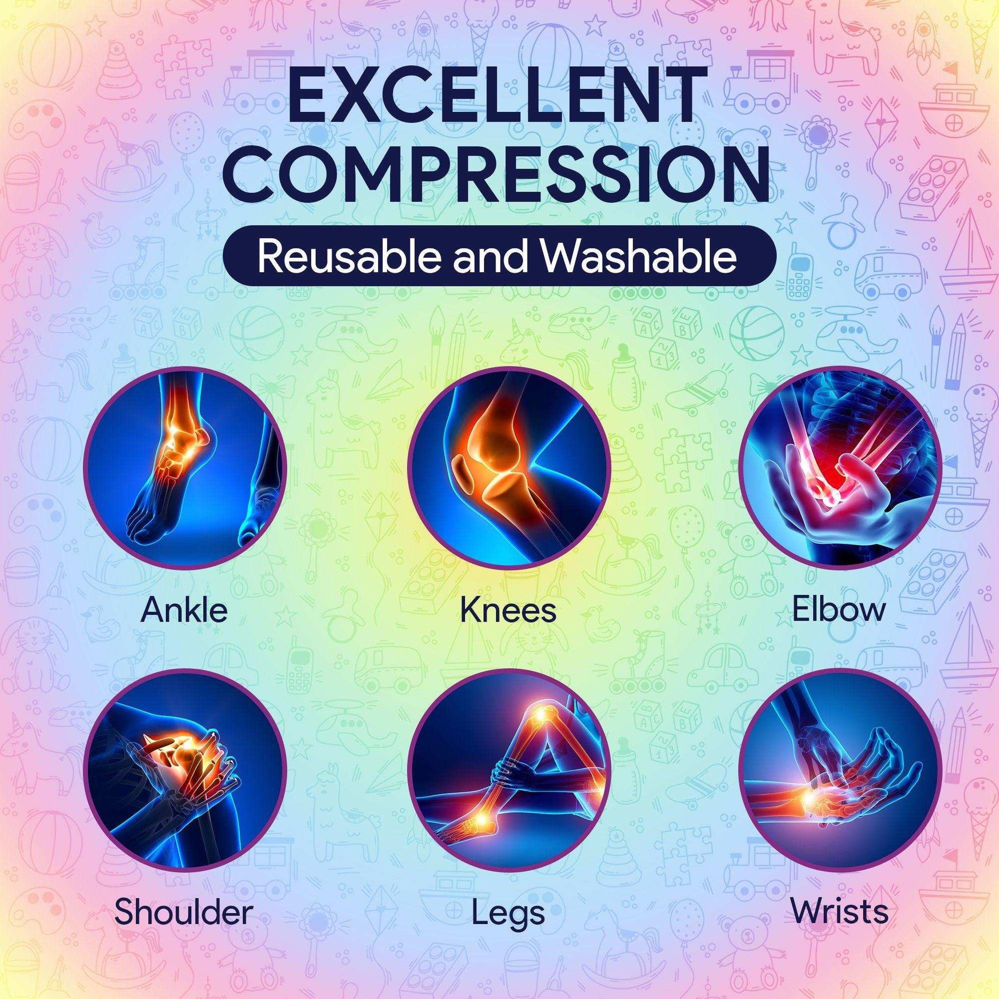 Camo & Tie Dye Compression Bandage Wrap For Wounds - 2 Pack - Shop Home Med