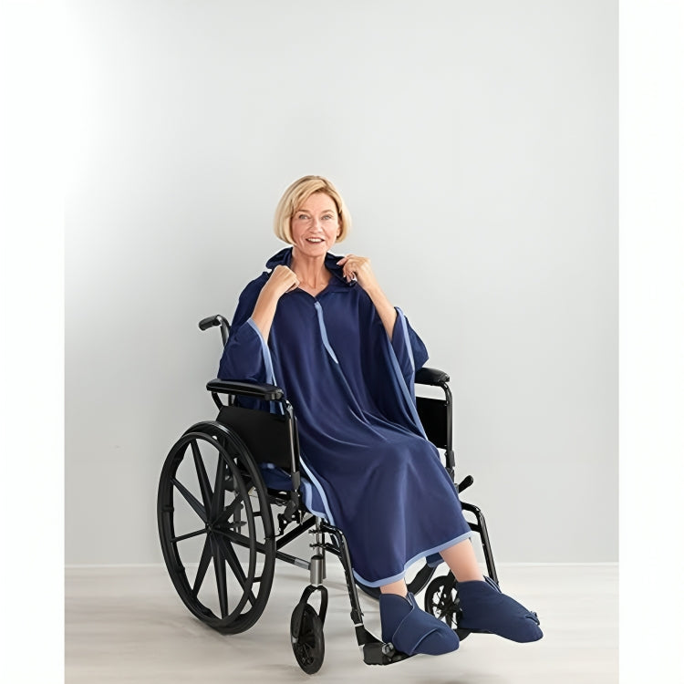 Silverts Men's & Women's Adaptive Terry Shower Bath Cape