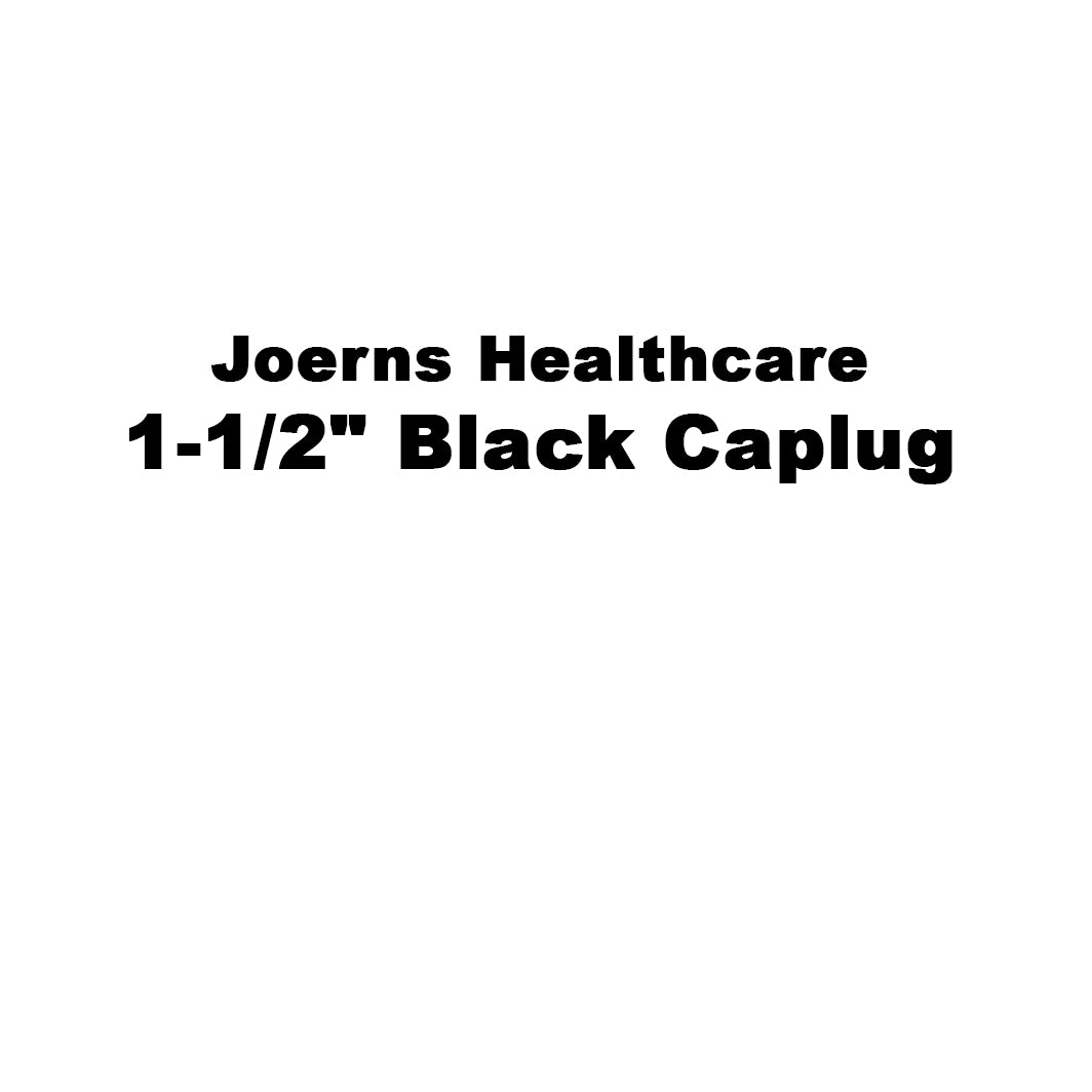 Joerns 1-1/2" Black Caplug