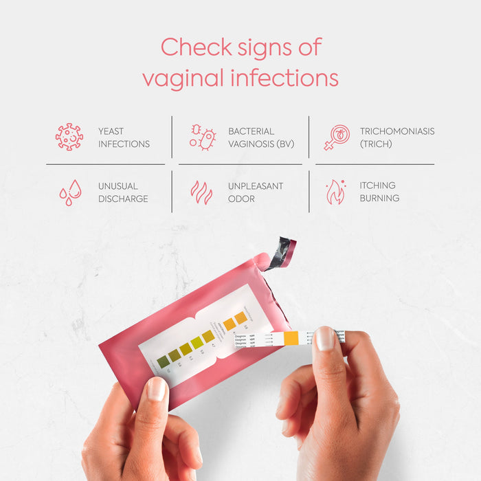 Diagnox Vaginox Vaginal pH Test Kit with Sterile Swabs - 10 Sets