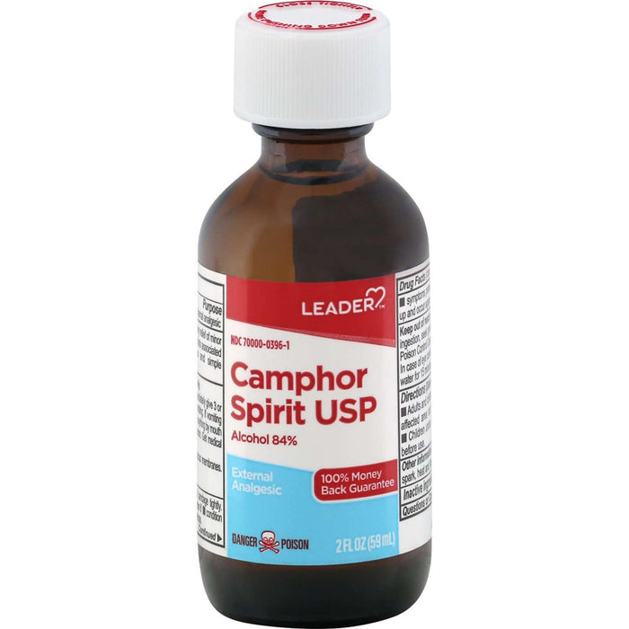 Leader Camphor Spirit 10% - 2 Oz