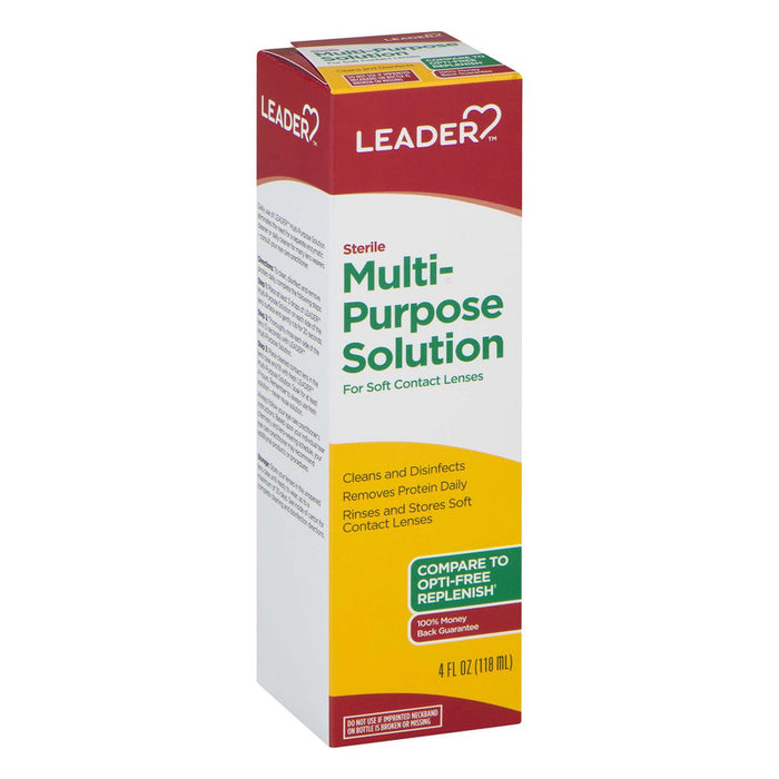 Leader Tm Multi-Purpose Contact Lens Solution 4 Oz, Solution