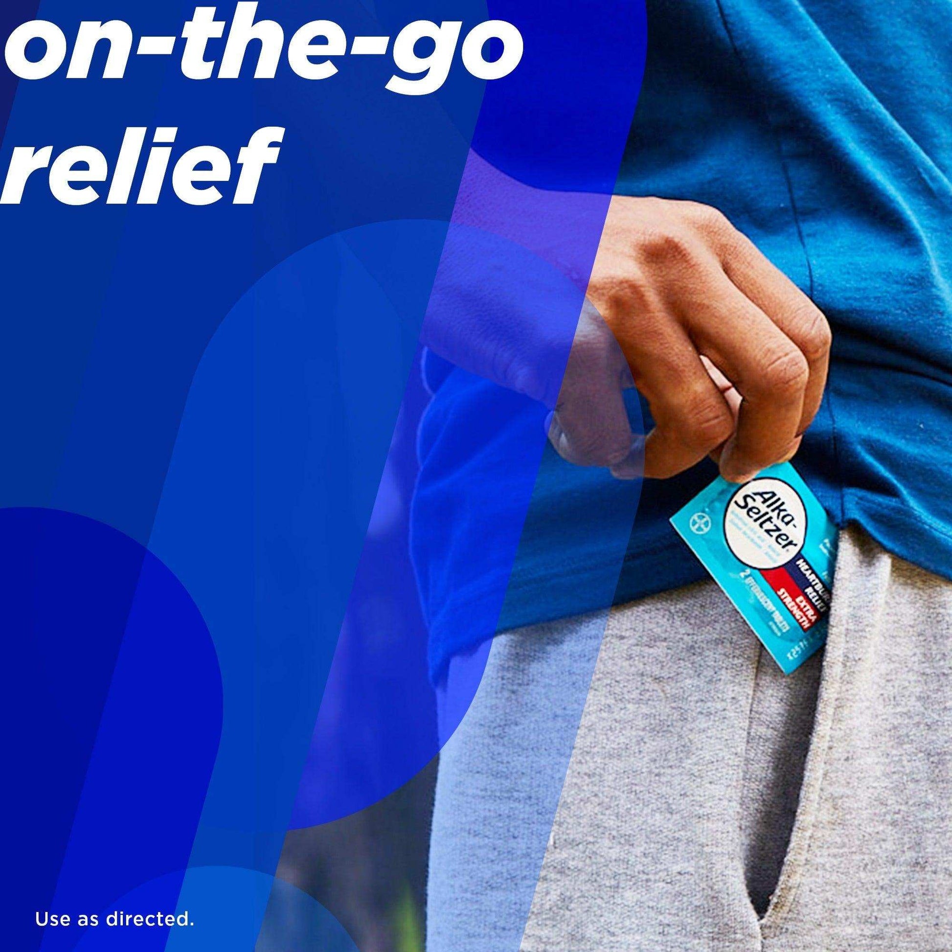 Alka-Seltzer Heartburn Relief Effervescent Tablets Lemon Lime - 36 Ct - Shop Home Med