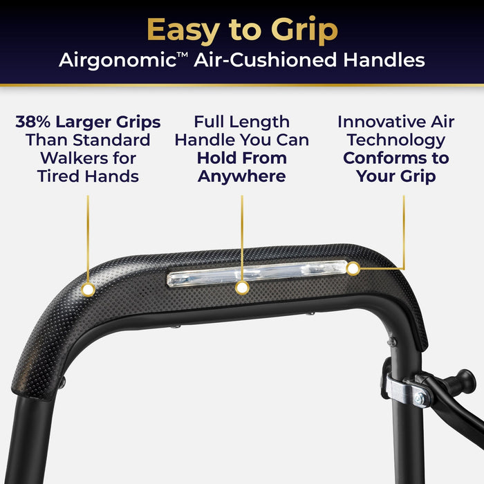 MD by Drive Air-Go Easy Grip Walker