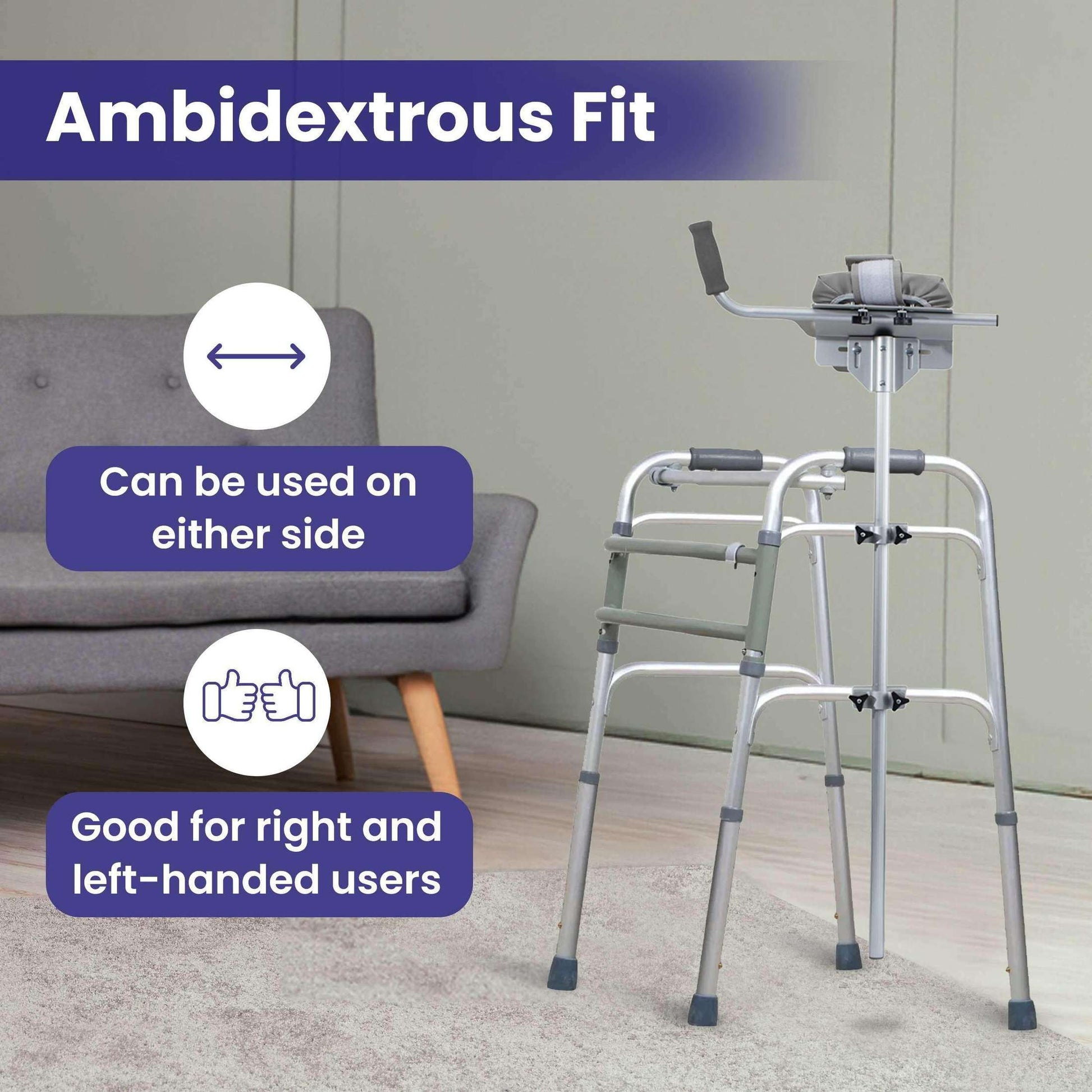 Medacure Platform Padded Arm Support Attachment Walker - Shop Home Med