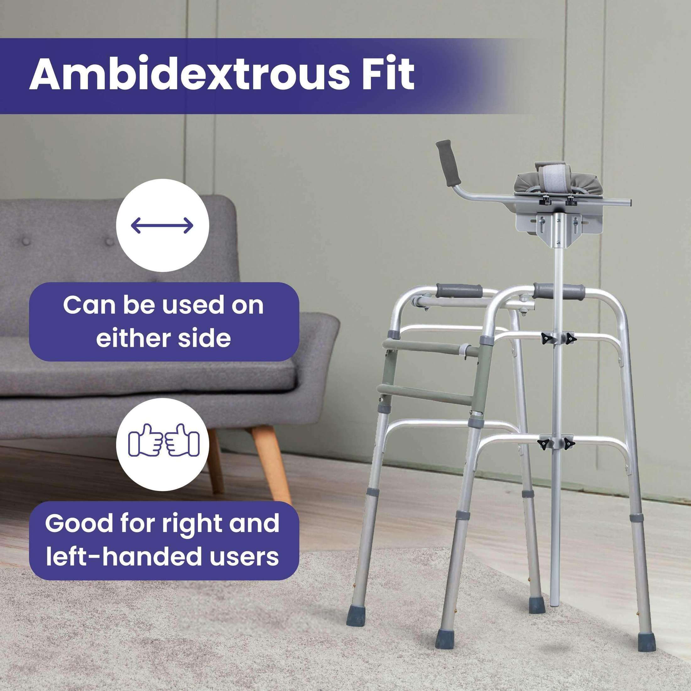 Medacure Platform Padded Arm Support Attachment Walker - Shop Home Med