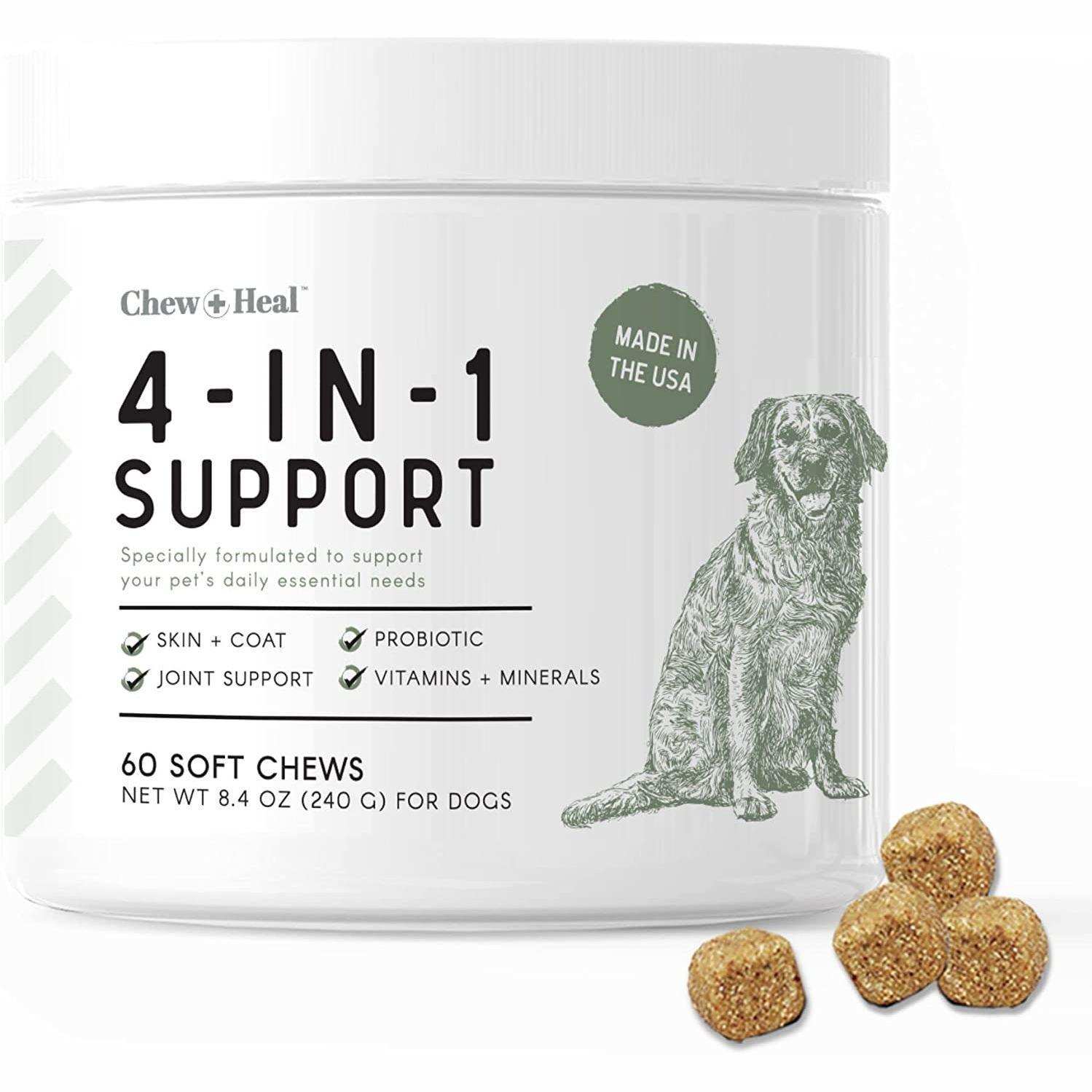 Chew + Heal 4-IN-1 Vitamins and Minerals To Improve Support - Shop Home Med