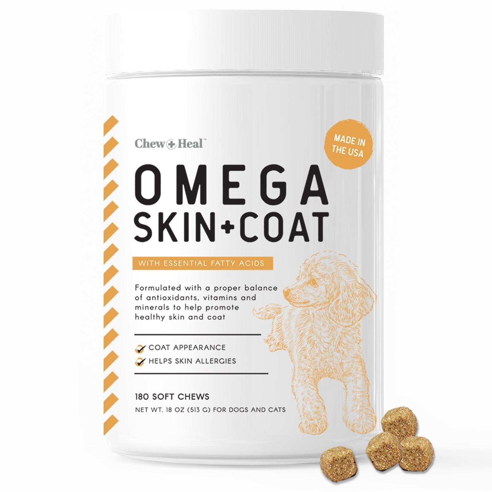 Chew + Heal Omega Skin & Coat Supplement - Shop Home Med