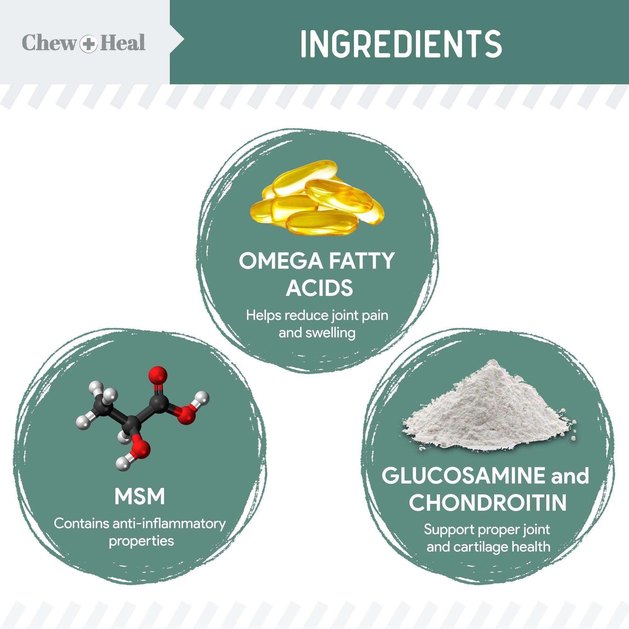 Chew + Heal Senior Hip And Joint Supplement For Dogs - Shop Home Med