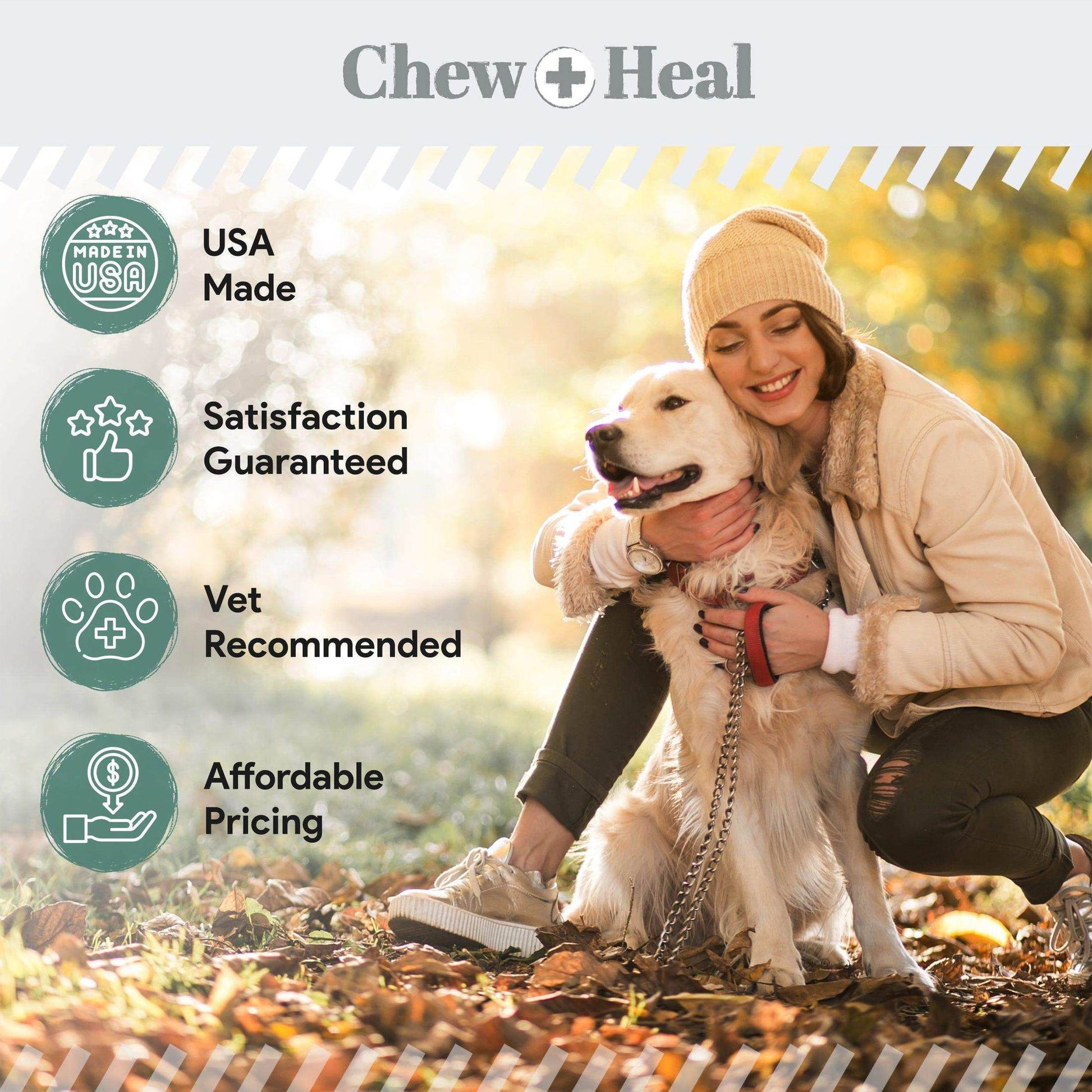 Chew + Heal Senior Hip And Joint Supplement For Dogs - Shop Home Med