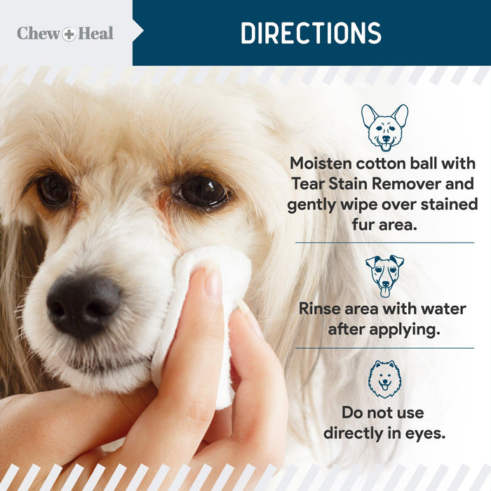 Chew + Heal Tear Stain Remover for Dogs & Cats - Shop Home Med