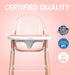 Children of Design Deluxe High Chair - Pink - Shop Home Med