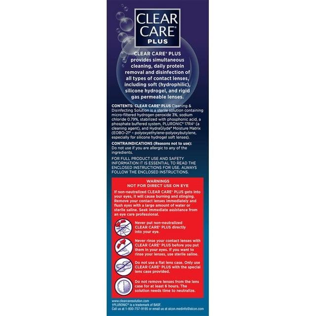 Clear Care Plus HydraGlyde Cleaning and Disinfecting Solution - 12 oz - Shop Home Med