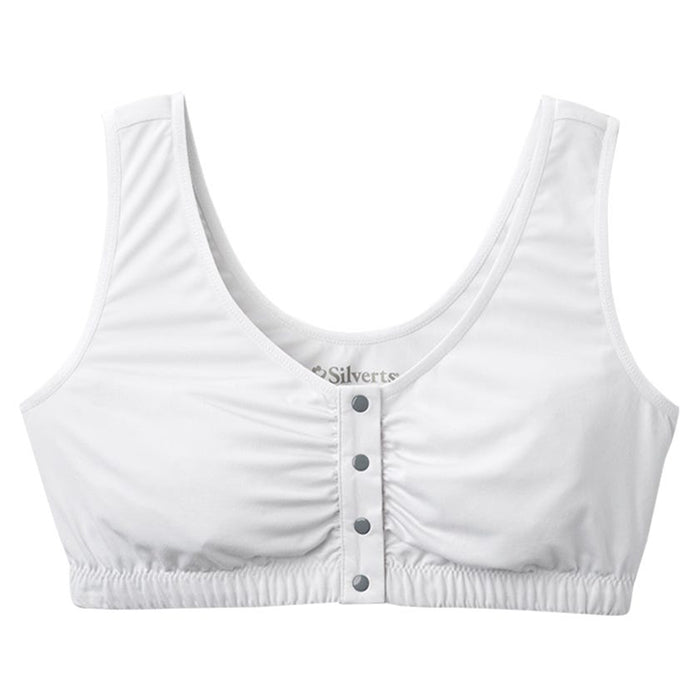 Silverts Women's Adaptive Front Closure Underwire Free Bra