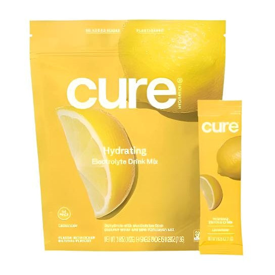 Cure Hydrating Electrolyte Drink Mix - Lemonade - Shop Home Med