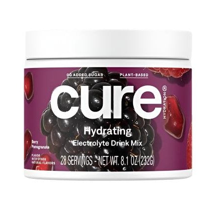 Cure Hydrating Electrolyte Vegan Drink Mix - Berry Pomegranate - Shop Home Med