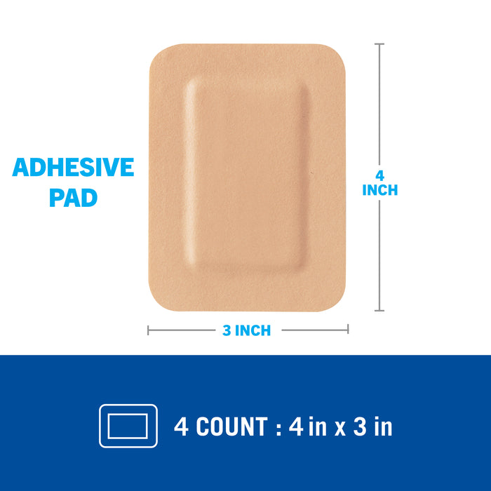 Nexcare Absolute Waterproof Adhesive Pads - 4 ct