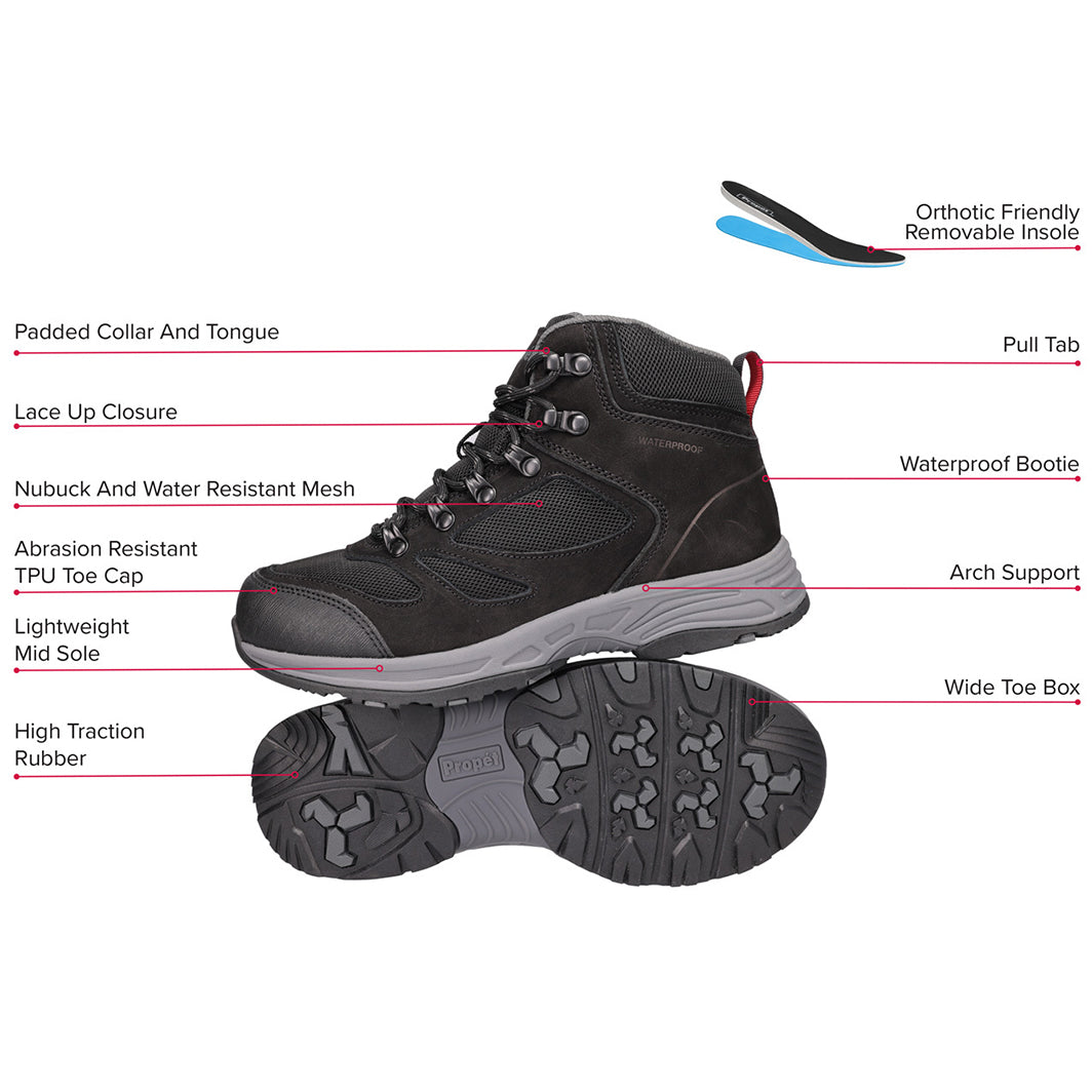 Propet Footwear Cypress Women's Double Depth Hiking Boots Diabetic and Orthotic Friendly